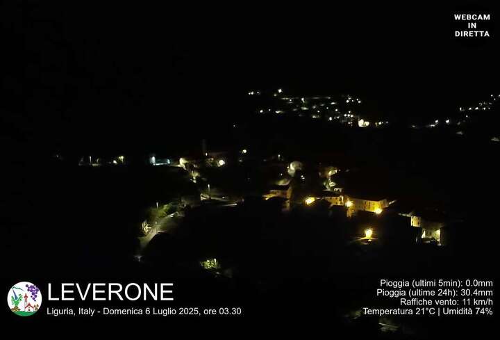 Webcam in diretta su Leverone